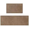 Artoid Mode Washable Non Slip Kitchen Rugs and Mats Set of 2, Rubber Backing Absorbent Kitchen Mats for Floor Front of Sink - 17x29 and 17x47 Inch