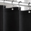 Linen Shower Curtain Beige, Fabric Boho Farmhouse Shower Curtains for Bathroom Cream Cotton Natural Cloth 72" W x 72" L